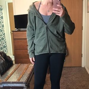 Lululemon army green full zip
